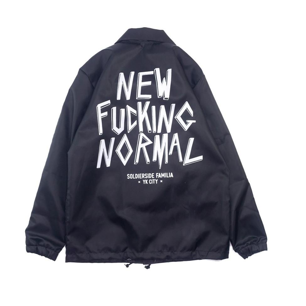 BEST SELLER Soldierside Windbreaker / Coach Jacket NEW NORMAL Hitam 119
