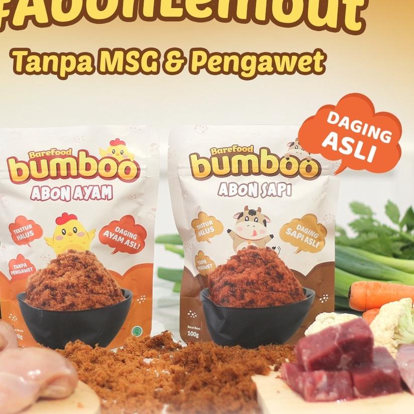 

֍ BUMBOO Abon Asli - Tekstur Lembut MPASI Si Kecil - Sumber Protein - Tanpa MSG - Tanpa Pengawet ☄