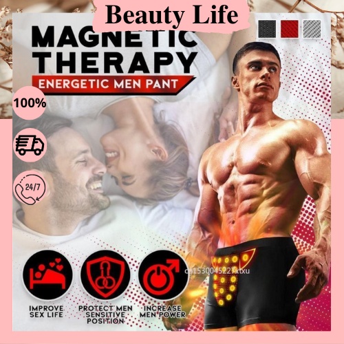 VIANE KLCIN MAGNETIC THERAPY HEALTH CARE BOXER Terapi Magnet Celana Boxer Pria Meningkatkan Fisiolog