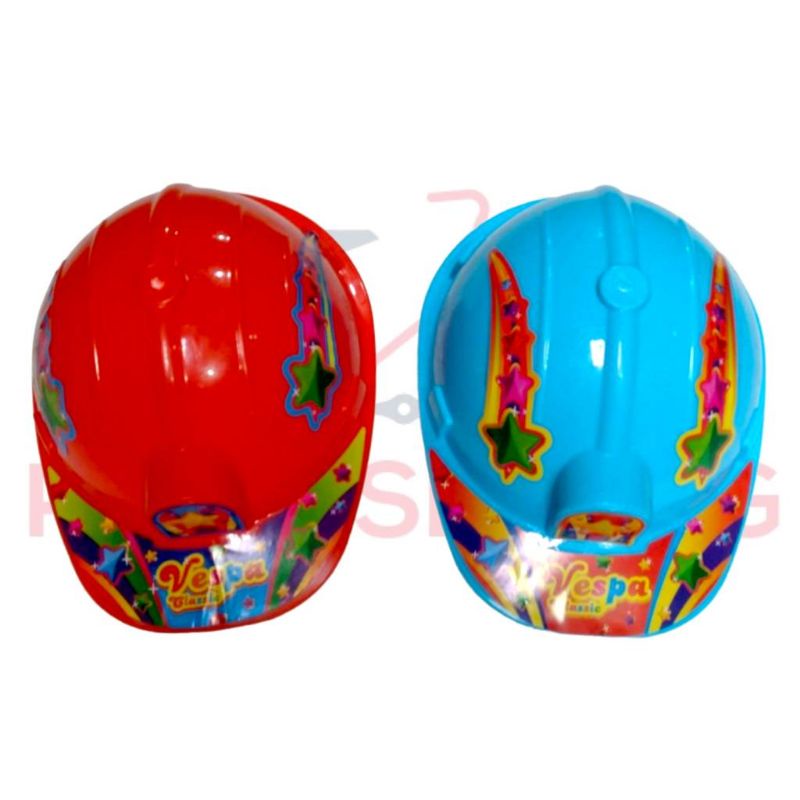 Helm Mainan Anak Vespa Plastik
