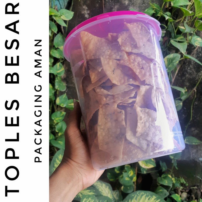 

Terlaris ✨ -Pangsit Bawang Rempah / Keripik Bawang Toples besar- 2.2.23