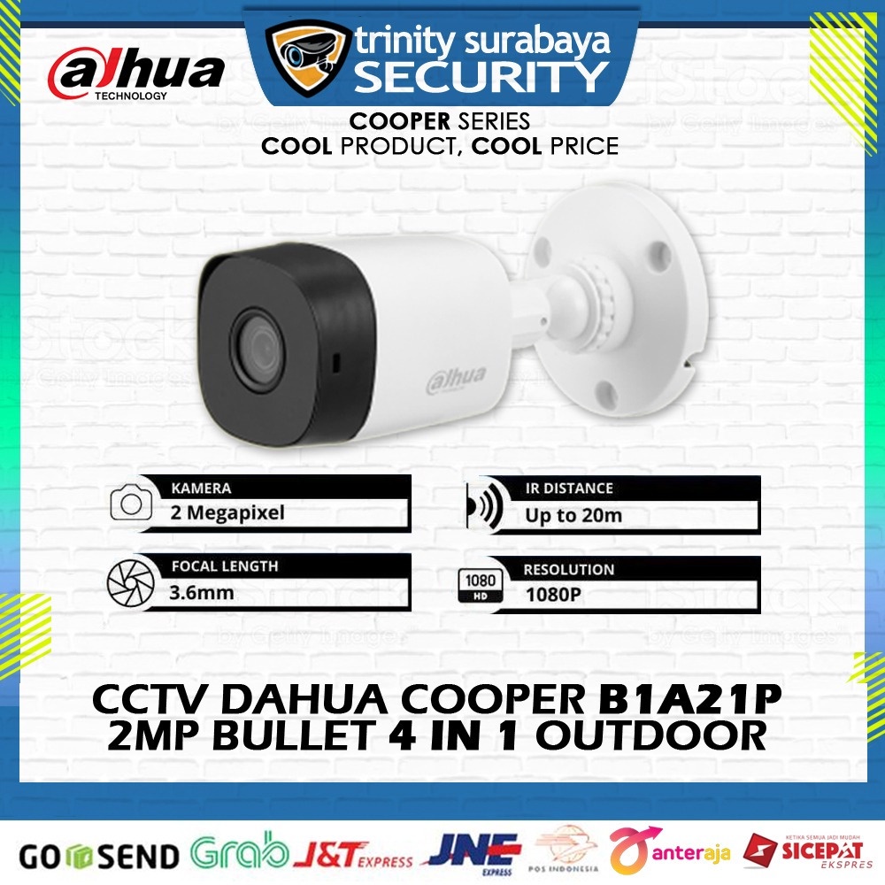 CCTV Outdoor DAHUA Cooper Series 2mp