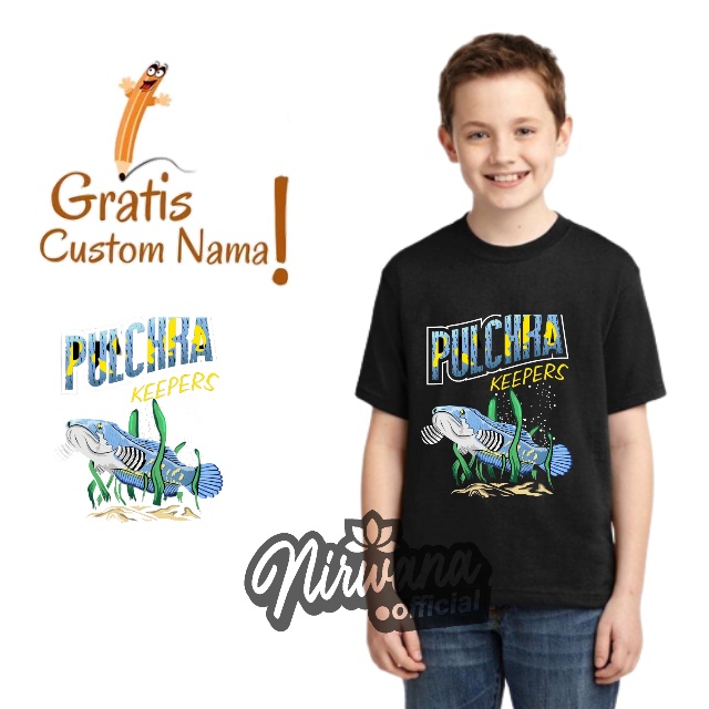 Kaos Anak Laki Laki Chana Pulchara Blue / Baju Anak Laki Laki / Nirwana.official / Baju anak laki la