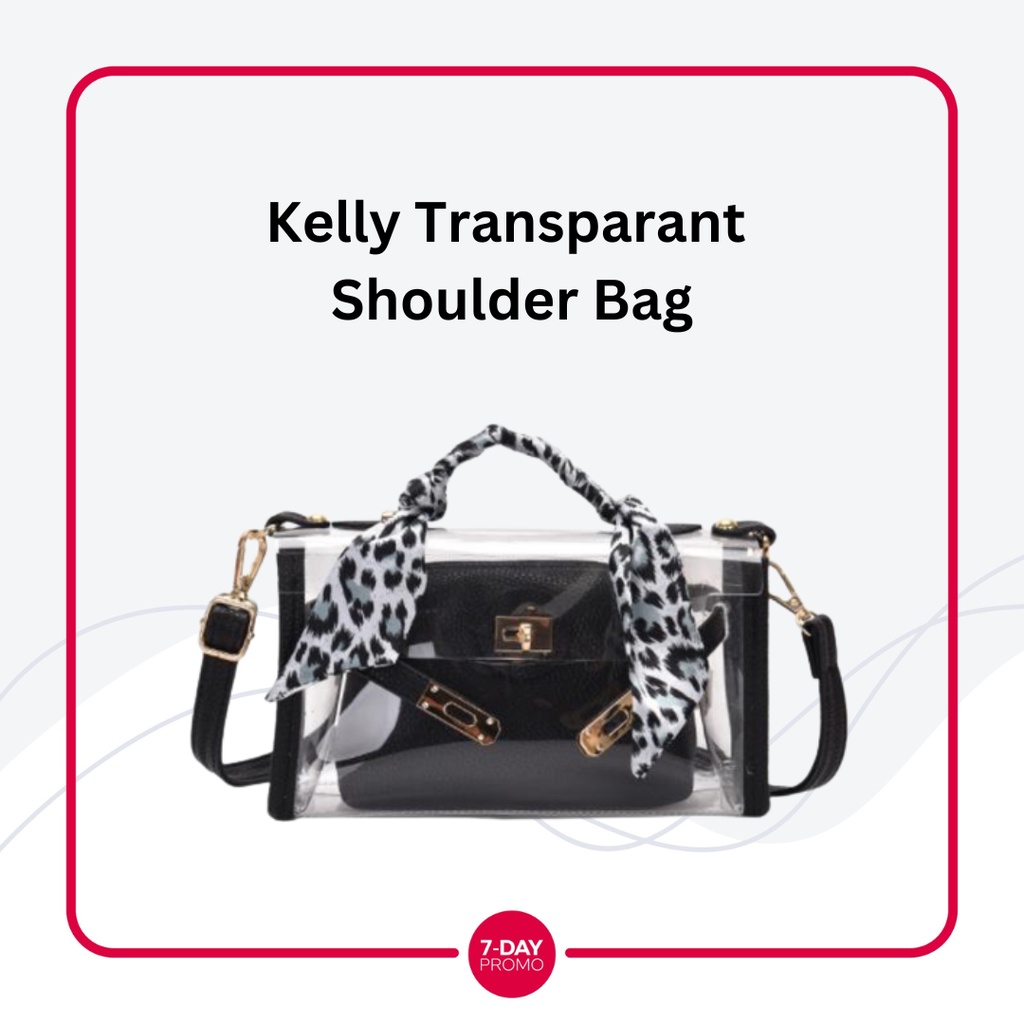 Kelly Transparan Shoulder Bag Tas Selempang