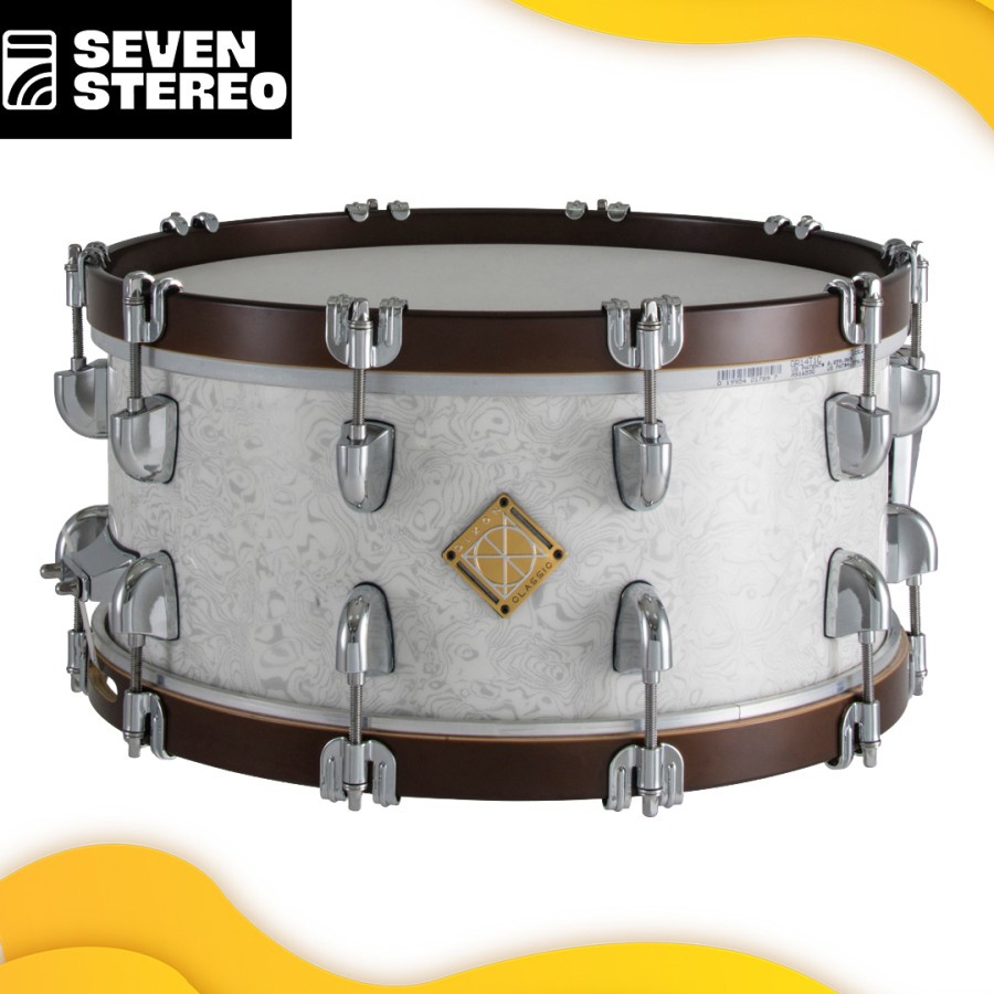 DIXON PDSCL654SWM Classic Series Snare Sub Zero White Maple Hoop