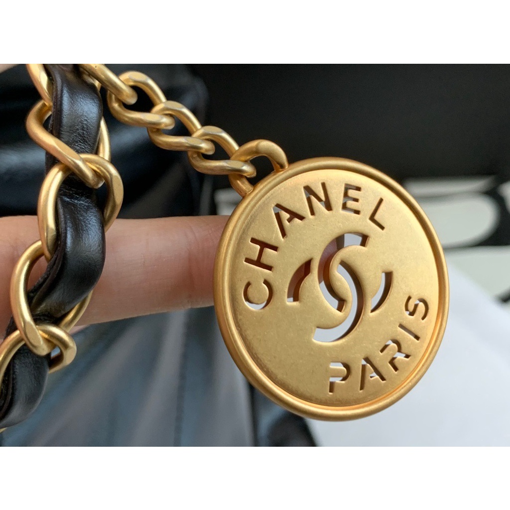 super premium tas wanita CH coco 22 handbag medium