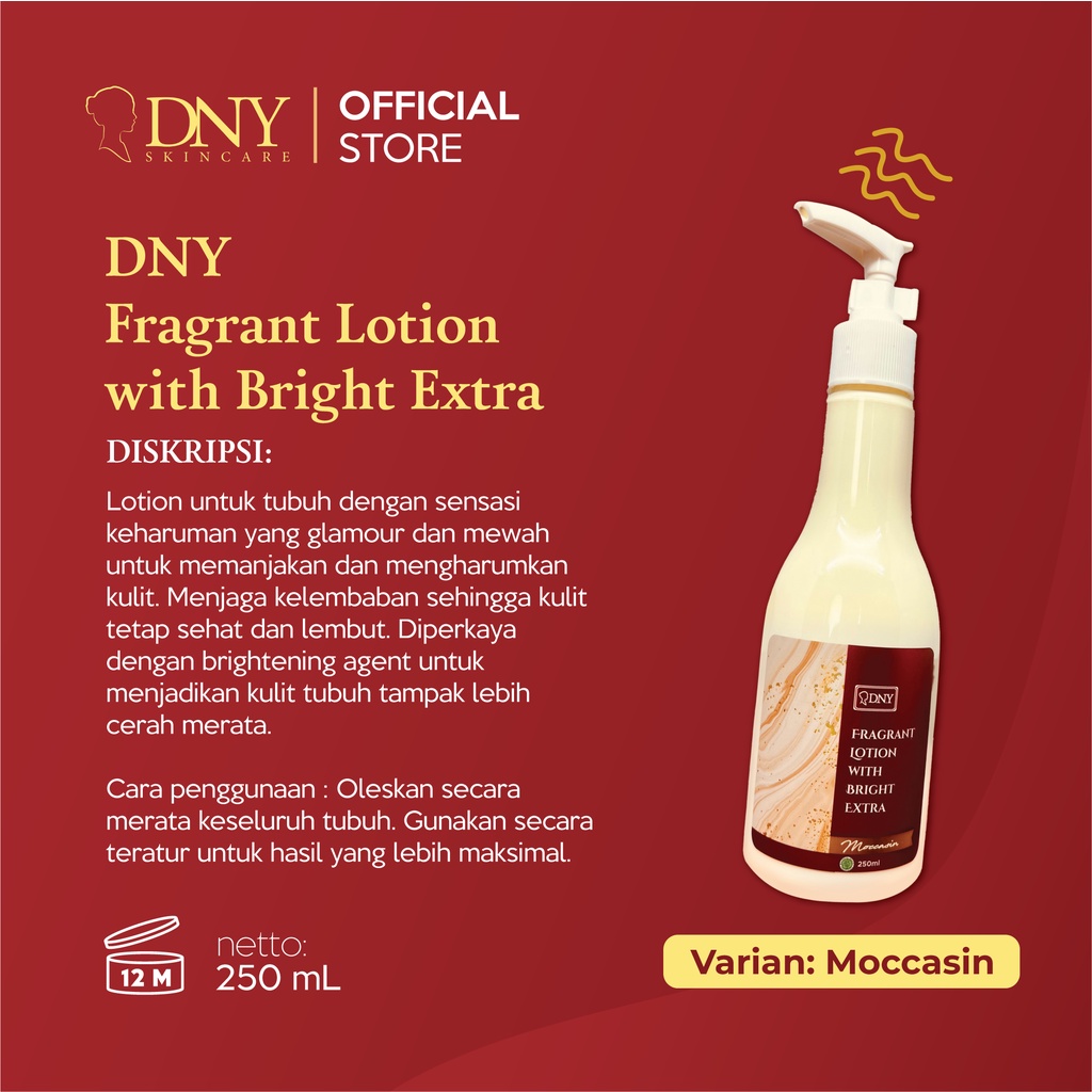 DNY Skincare Fragrant Lotion with Bright Extra Moccasin