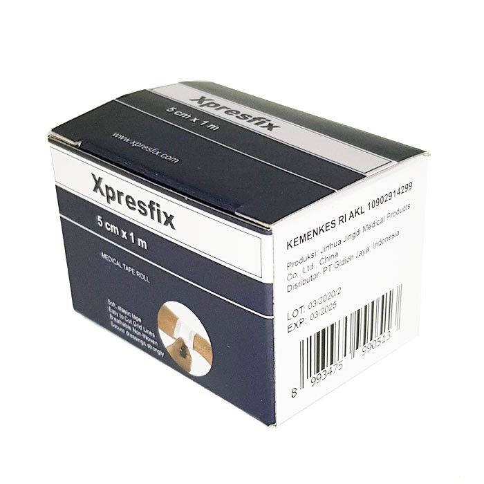 Xpresfix 5cm x 1m Gidcare / Plester Luka Sejenis Ultrafix Hypafix 5x1