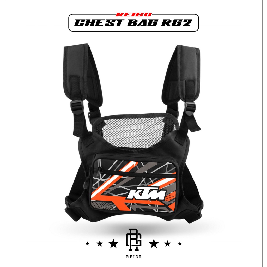 tas dada pria rompi  chest bag tactical pelindung dada chestbag motor