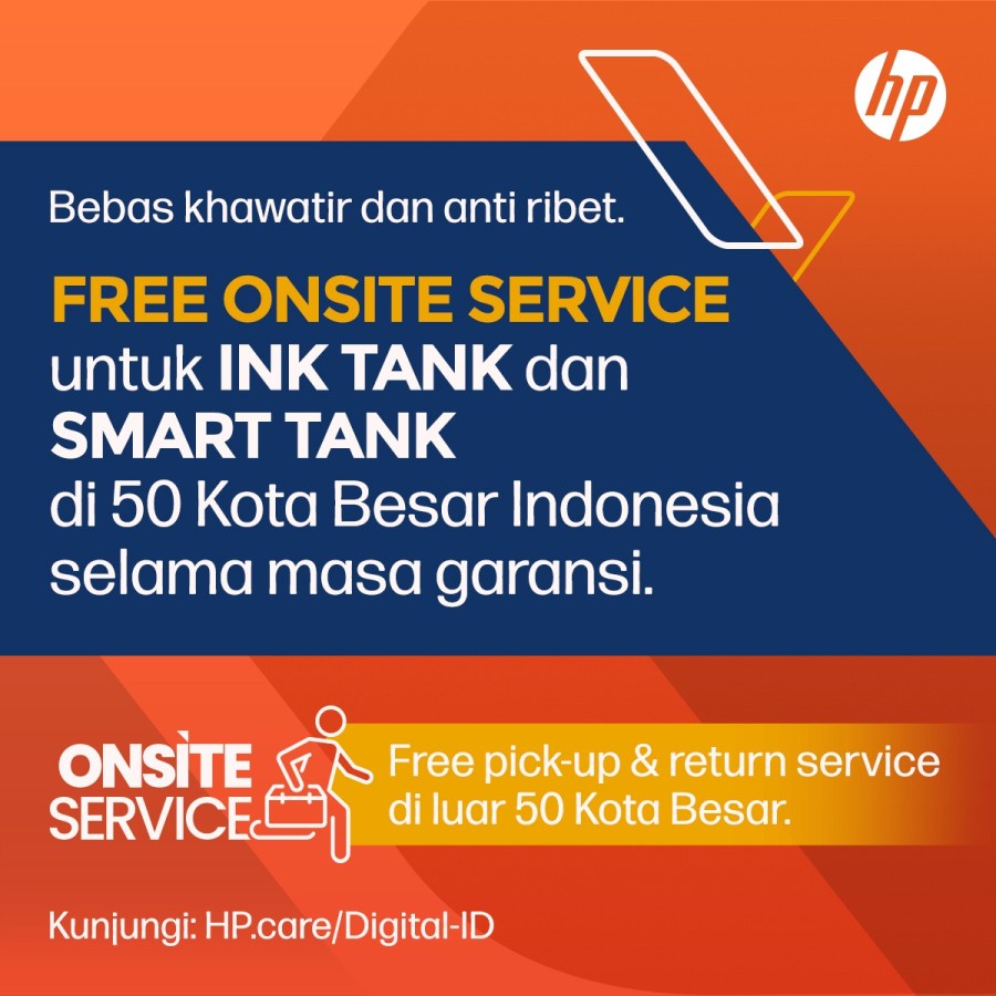 HP Smart Tank 519 Wireless Printer (Print, Scan, Copy) - Hitam