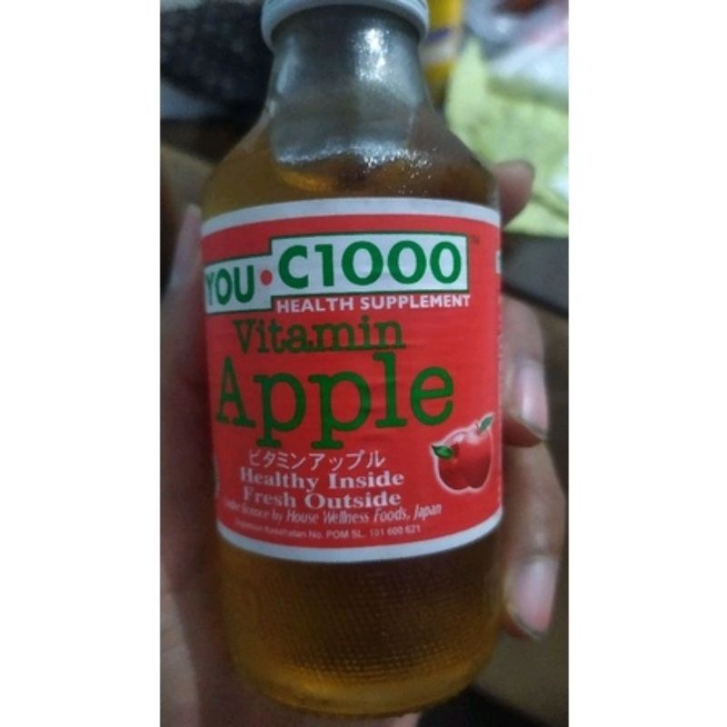 

You C 1000 Rasa Apple Botol Kaca 140ml