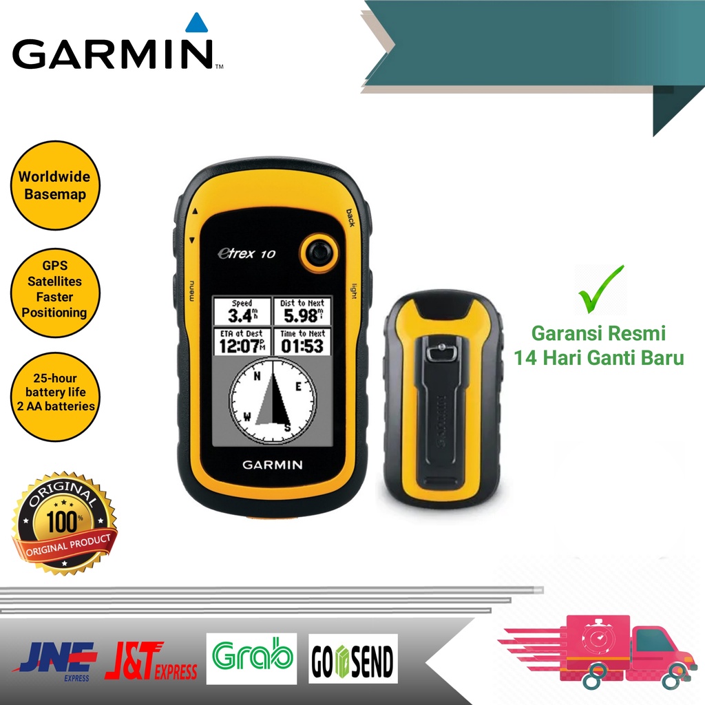 GARMIN GPS ETREX 10 GPSMAP ETREX 10 - GpsMap Garmin Etrex10 RESMI