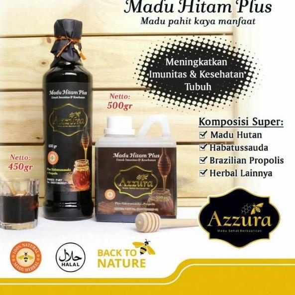 

♣ Azzura - Hitam Pahit Plus Propolis Habatussauda ✪