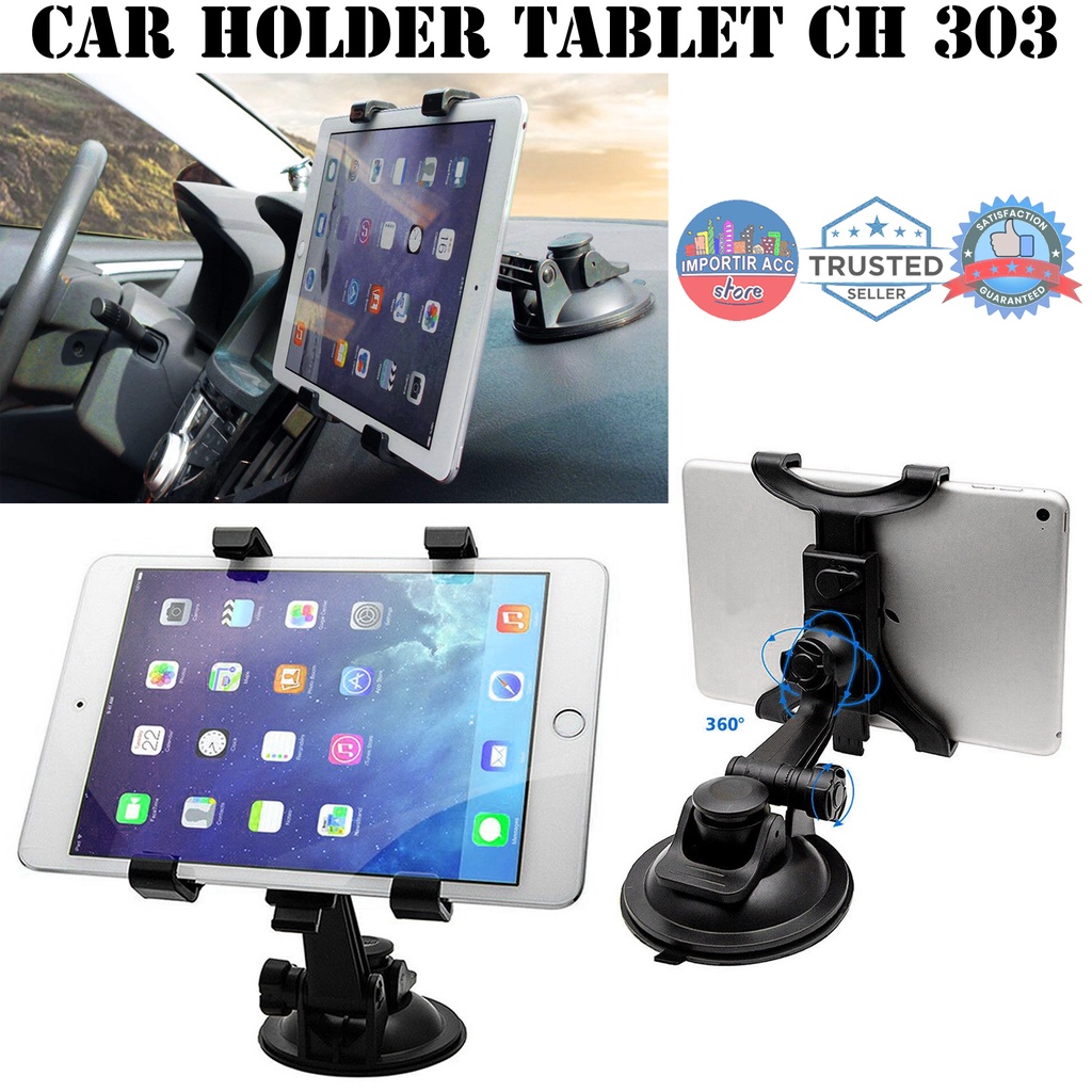 Car Holder Dashboard Mobil Tab iPad Tablet Universal 7 inch - 10 inch / Holder Dashboard Mobil Tab i