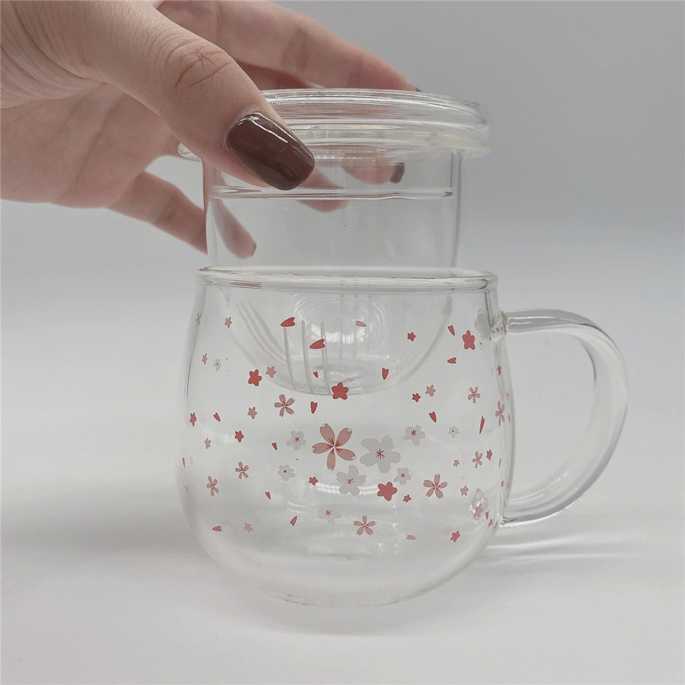 (BISA COD) FTIHSHP Ralink Gelas Cangkir Teh Tea Cup Mug 300ml with Infuser Filter - C224