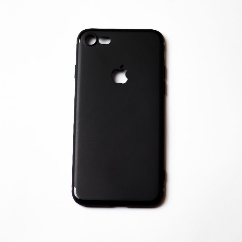 Casing iPhone 7 Plus / 7 Warna Hitam dan Lentur