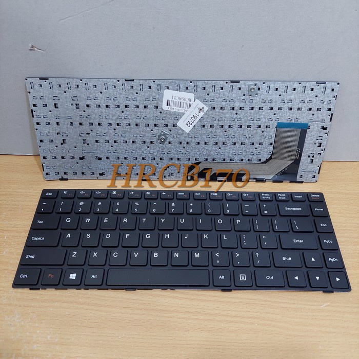 Keyboard Laptop Lenovo IdeaPad 100-14IBY 100 14IBY HITAM -HRCB