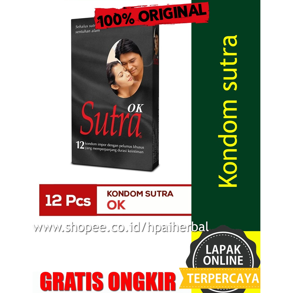 Kondom Sutra OK Hitam isi 12 / Sutra Hitam isi 12