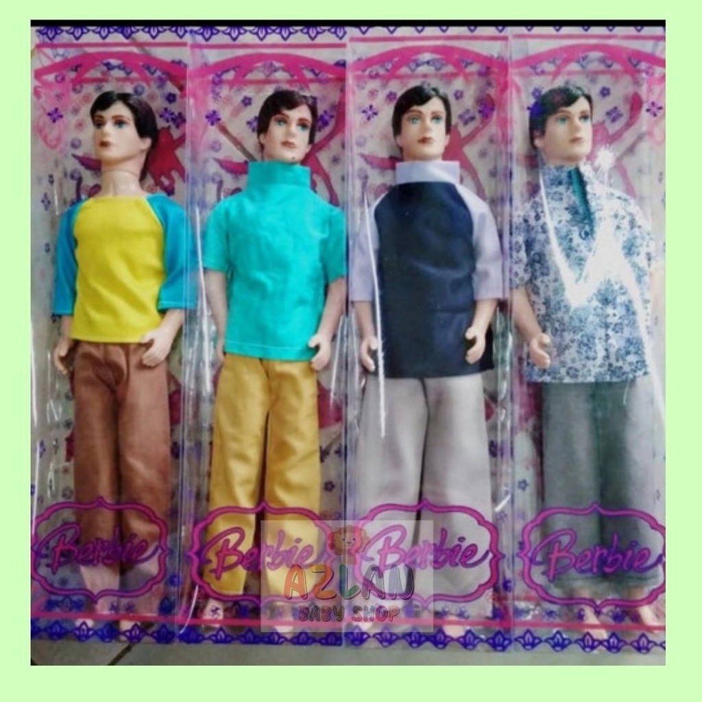 Mainan Boneka Anak Boneka Barbie Cowok Pivotal Bisa Tekuk
