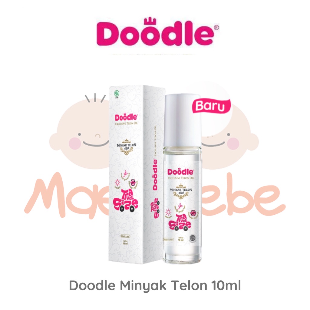 Doodle Minyak Telon Travel Size Roll On 10ml