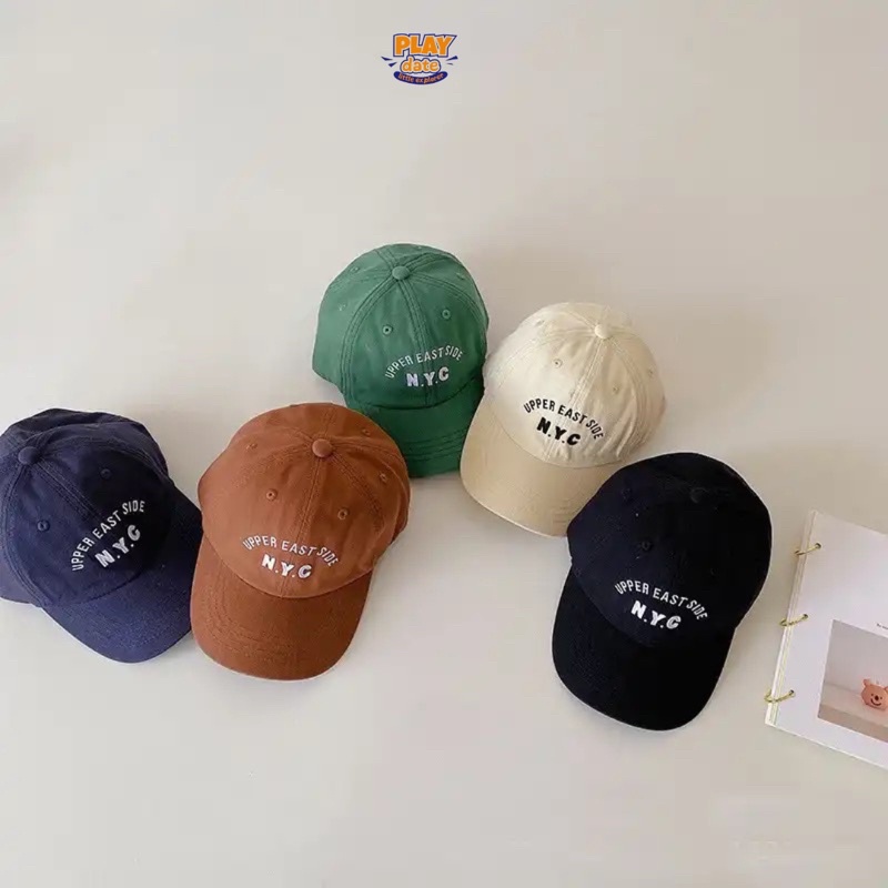 Playdate Topi Anak Laki Laki Cowok Perempuan Cewek Topi Karakter Anak Kupluk Anak Topi Snapball Anak Topi Basket Ball Anak Balita Kids OOTD Fashion Anak Aksesoris Kepala