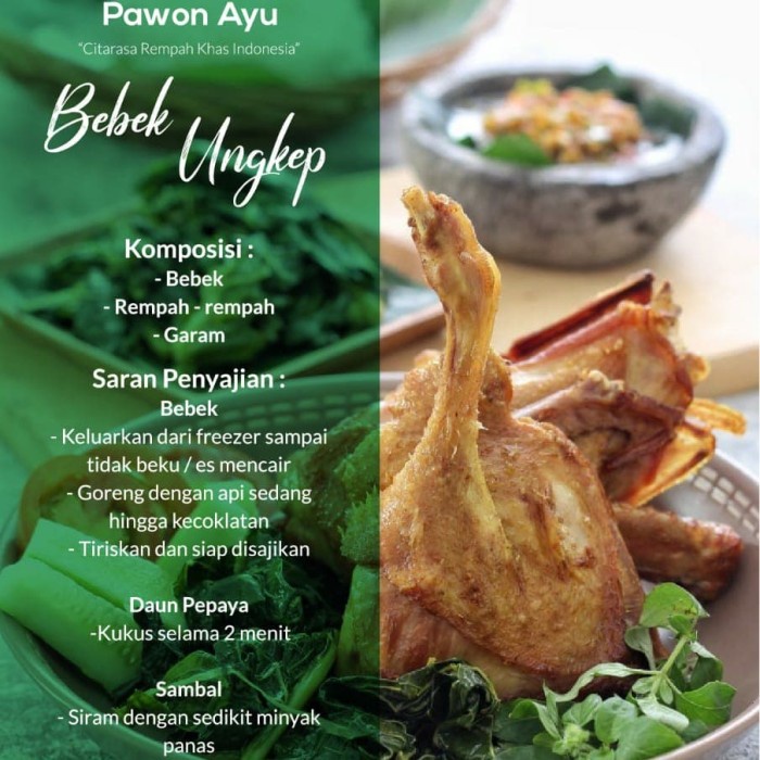 Bebek Ungkep Kartasura - Pawon Ayu