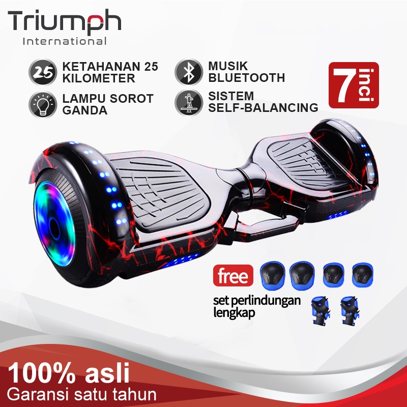 Dewasa Smar Balance Hover Board anti selip/hoverboard 7 Inch anak/Mobil keseimbangan kontrol kaki/Segway Go-kart roda dua dengan musik