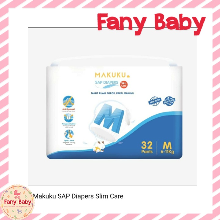 MAKUKU SAP DIAPERS SLIM CARE PANTS