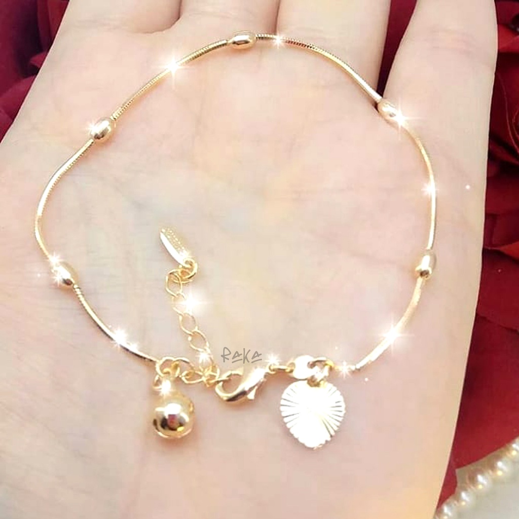 Raka Acc - Gelang Tangan Xuping Belut Gold &amp; Silver Perhiasan Wanita Menawan Lapis Emas 18k 127