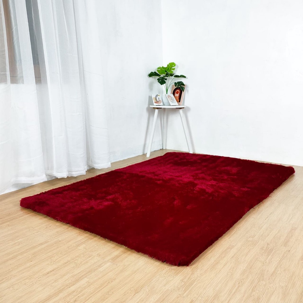 Karpet Bulu Rasfur Anti Slip 120 x 180 cm Tebal 3 cm