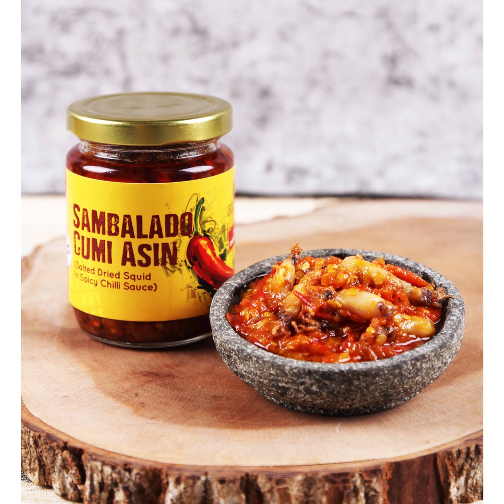 

Sambal Sambalado Cumi Asin DPENYETZ 220g - Sambel Cumi Asin D'PENYETZ