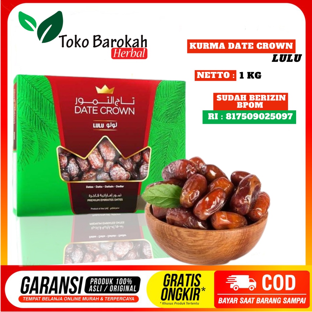 

Date Crown - Kurma Date Crown Lulu Kurma Basah Premiun Enak Lembuk Dan Manis Original