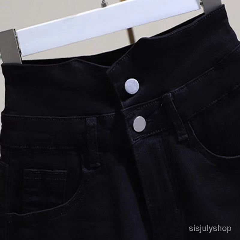 [✅BISA COD] #Sisjuly# Celana pendek denim putih wanita musim panas musim panas tipis baru pinggang t