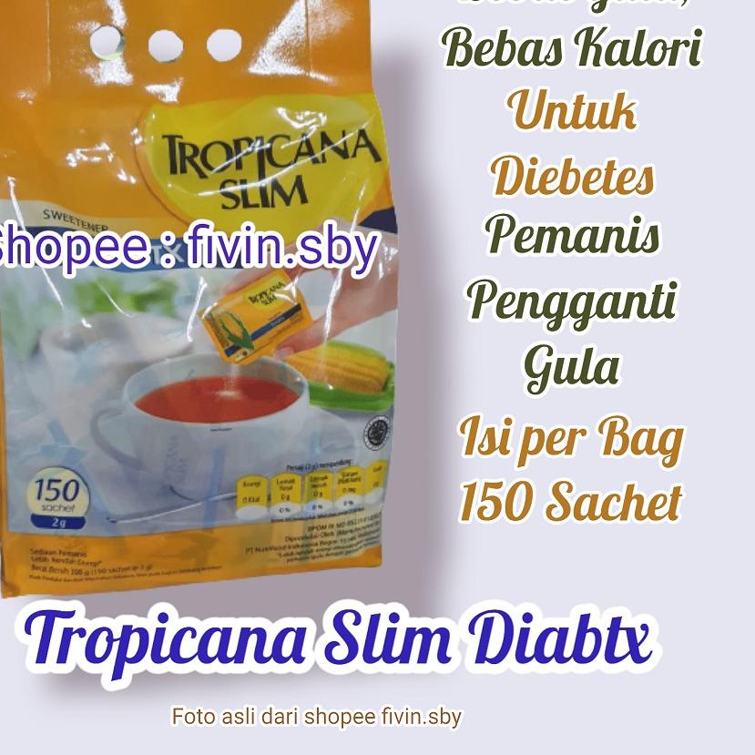 

✴ GULA TROPICANA SLIM DIABTX Diabet isi 150 SACHET ⅍