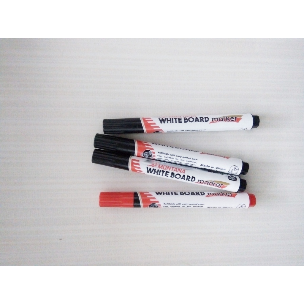 

SPIDOL PAPAN TULIS / WHITEBOARD MARKER MONTANA (BISA DIHAPUS)