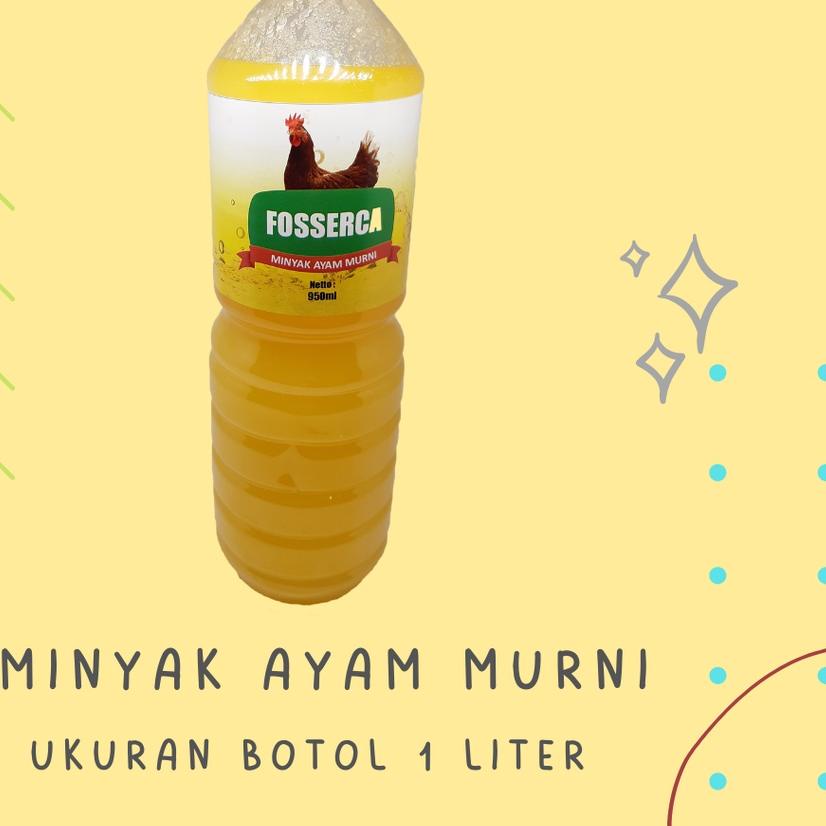 

♠ Minyak Ayam MURNI untuk Masak / Chicken Fat Cooking Oil for Cooking 1 Liter ♥