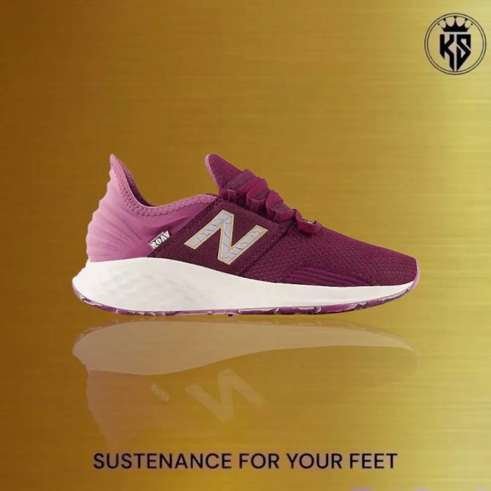 New Balance Womens Fresh Foam Roav Burgundy