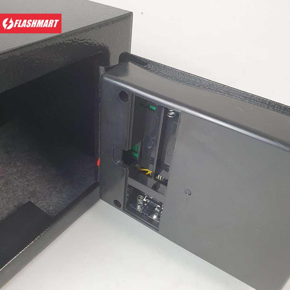 Flashmart Brankas Pengaman / Kotak Brankas Hotel Mini Password Safe Deposit Box 4.6L - 17E