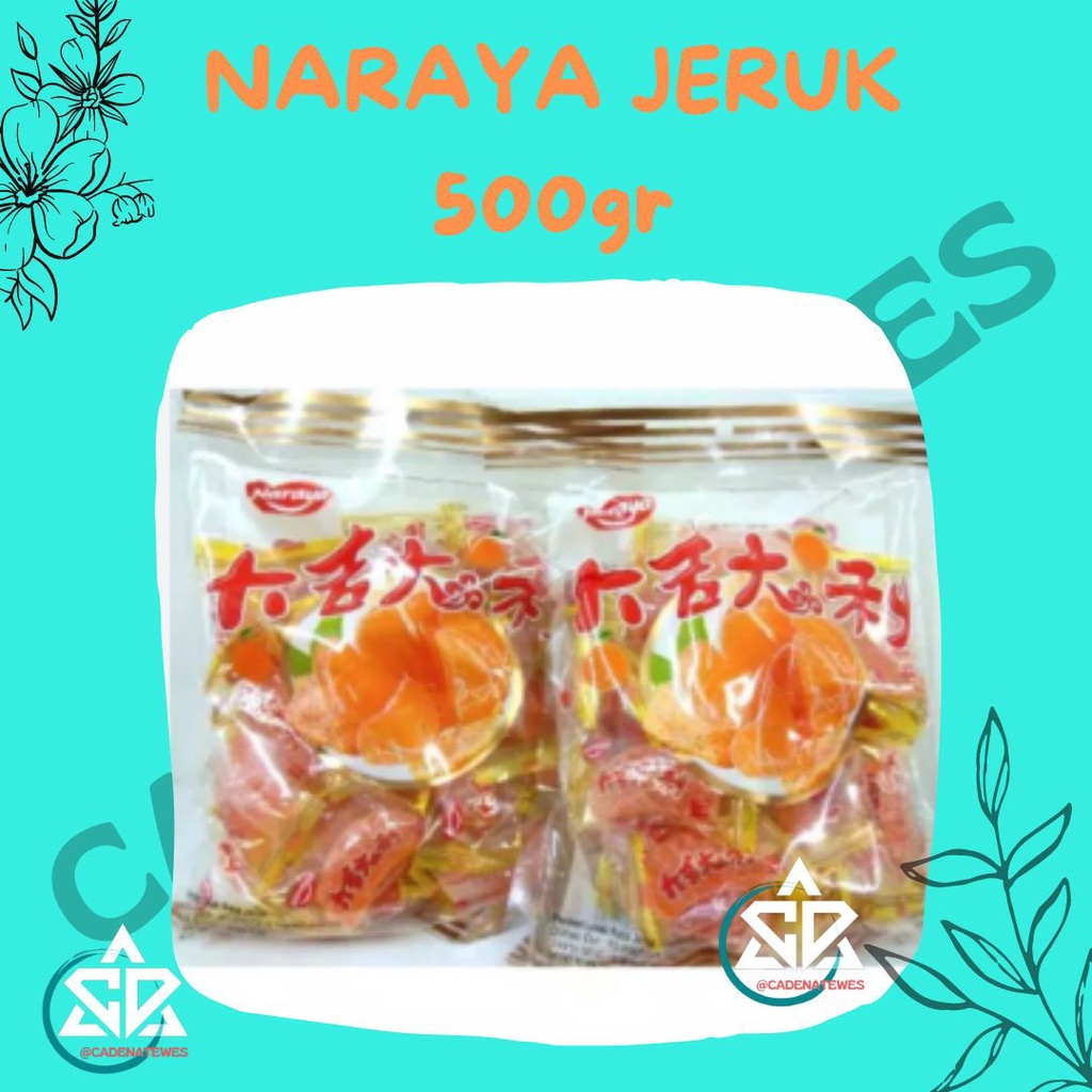 

✨MEGA ⚡ALE✨ Naraya Orange Jelly Candy- Permen Jeli rasa Jeruk 500g | ORIGINAL NARAYA JELY JERUK | PERMEN RASA JERUK NARAYA CANDY ORANGE