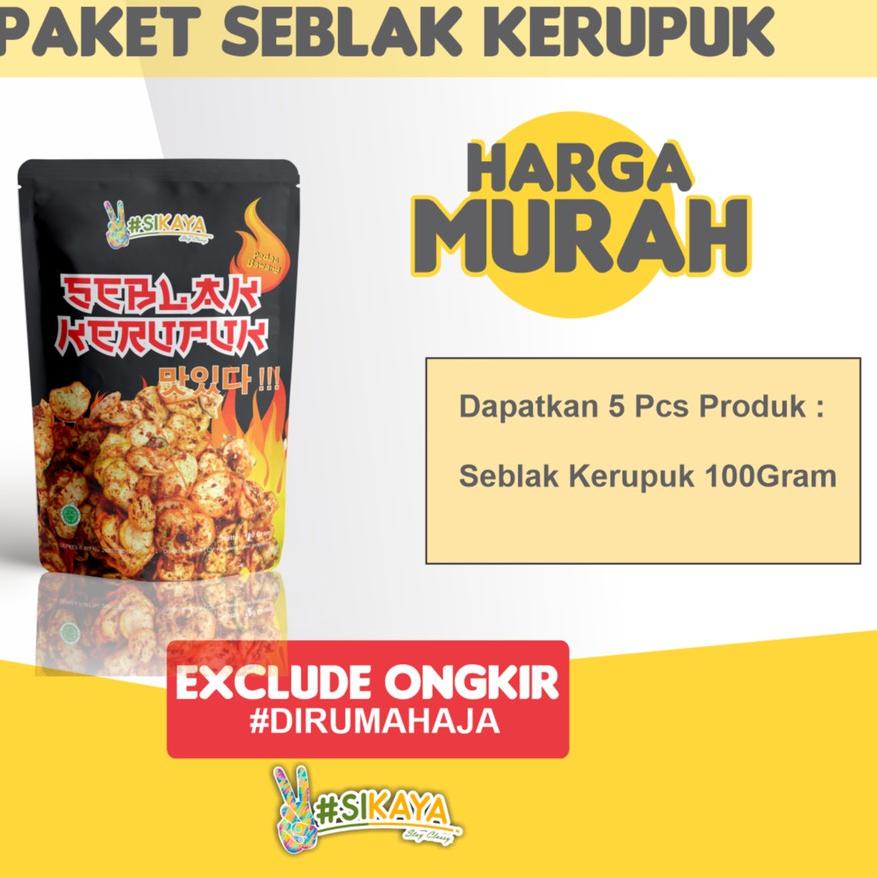 

✿ Paket Seblak Kerupuk Pedas Only-Sikaya ✬