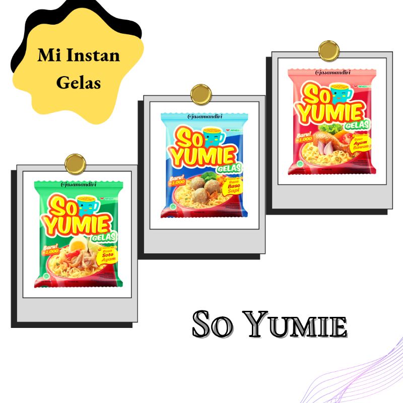 

So Yumie Gelas Mie Instant Kuah 10 x 30gr