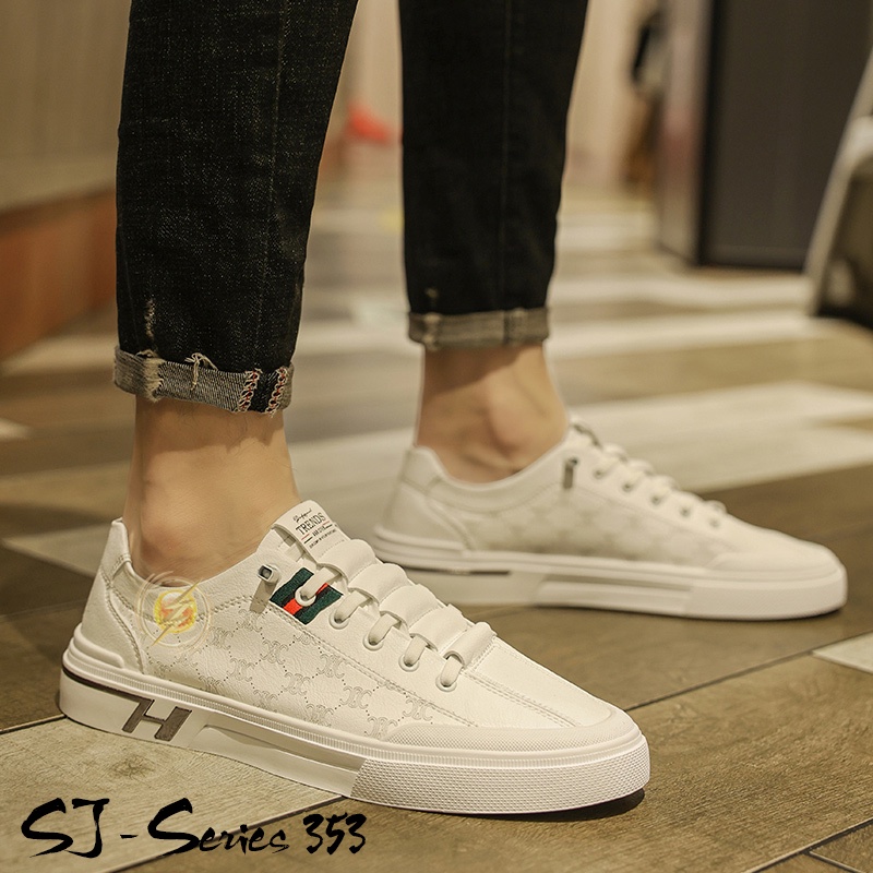 [OOS] Sepatu Sneakers Casual Pria Bisa Formal maupun Non Formal Kualitas Import Premium -353
