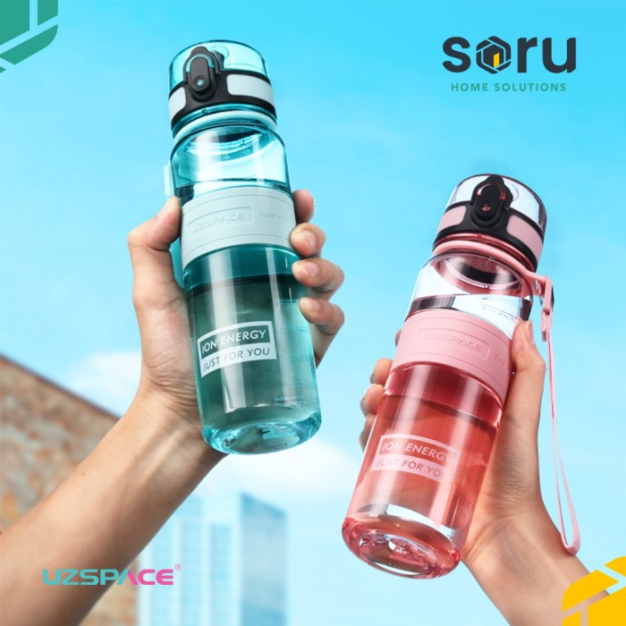 UZSPACE 5029 Botol Minum Olahraga Sedang 650 ML USA Tritan ORIGINAL