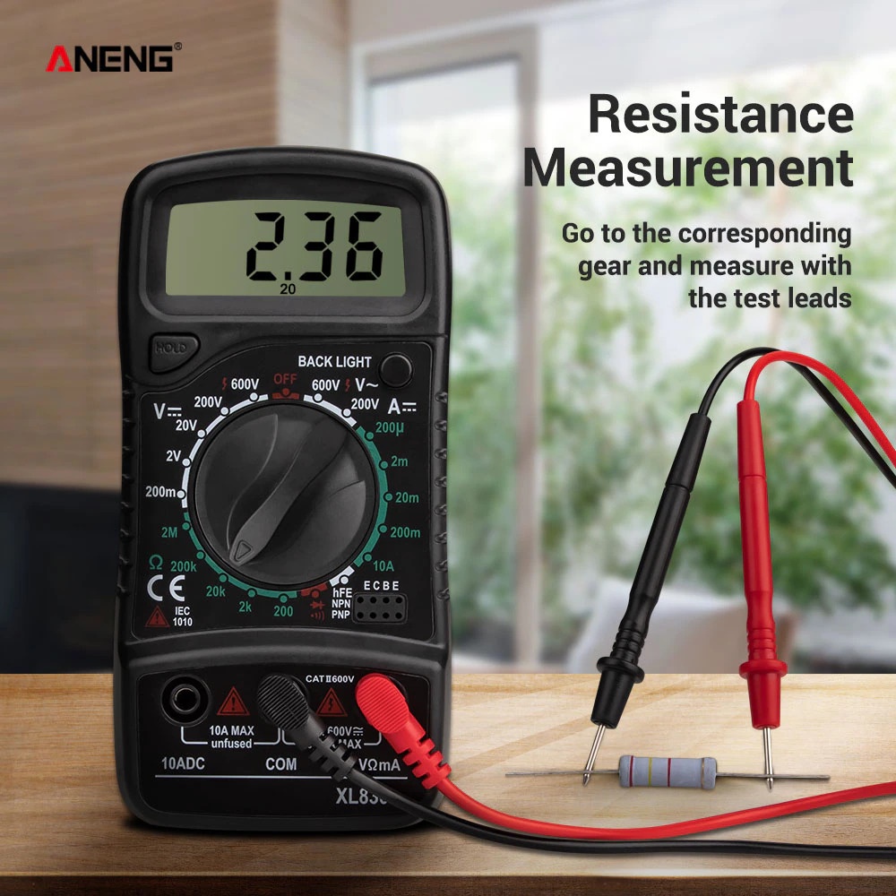 Multimeter Avometer XL830L Multitester Avo meter Digital + Buzzer