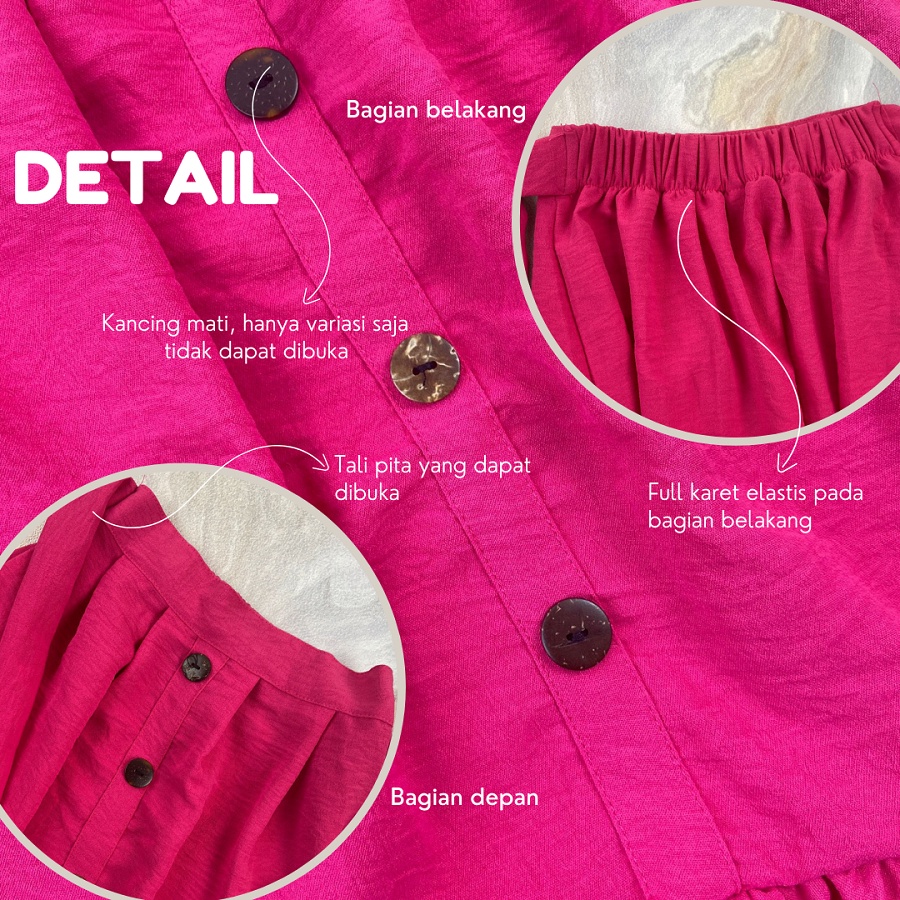 3-6TH MARIA SKIRT ANAK ROK 7/8  ROK ANAK PEREMPUAN