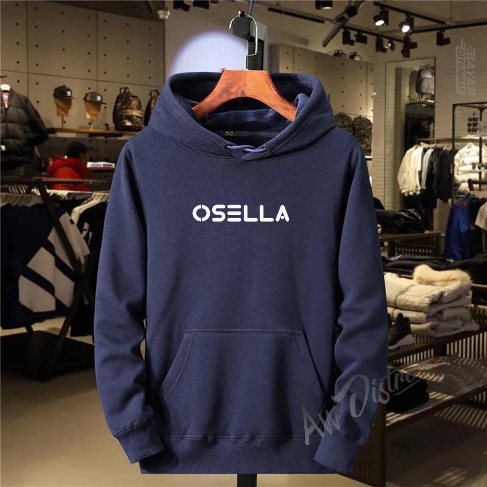 COD Hoodie Distro OSL Text Putih Premium Quality Sweater Tulisan Jaket Cewek/ Cowok Kata-Kata Hoodie Sablon