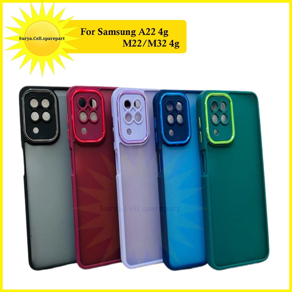 Case Premium Hybrid Chrome Samsung A22 A23 A32 A33 5g A52 A52s A53 5g