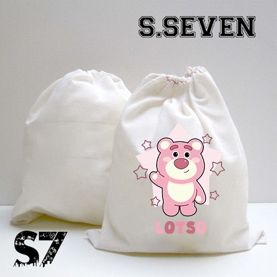 TAS SERUT KANVAS MOTIF LOTSO TOY STORY