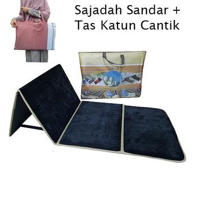 Sajadah Sandar Premium / Sajadah I'tikaf / Sajadah Sandar + Tas