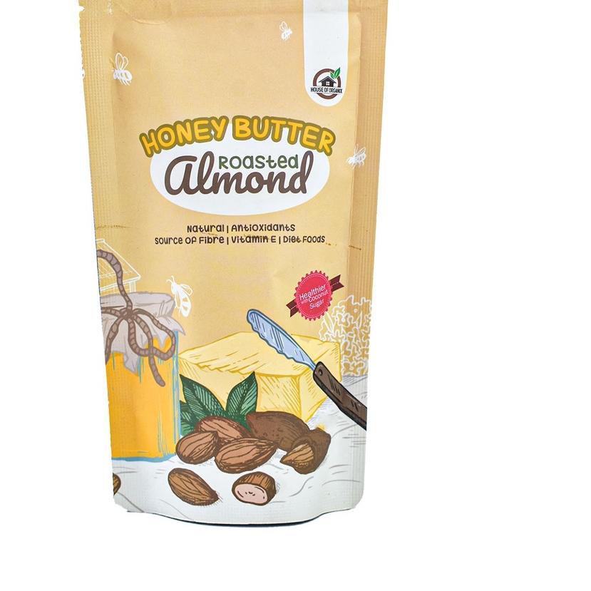 

✦ Honey Butter Roasted Almond ( Panggang ) 250 Gr ❂